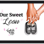Our Sweet Child Newborn Personalized Name Art